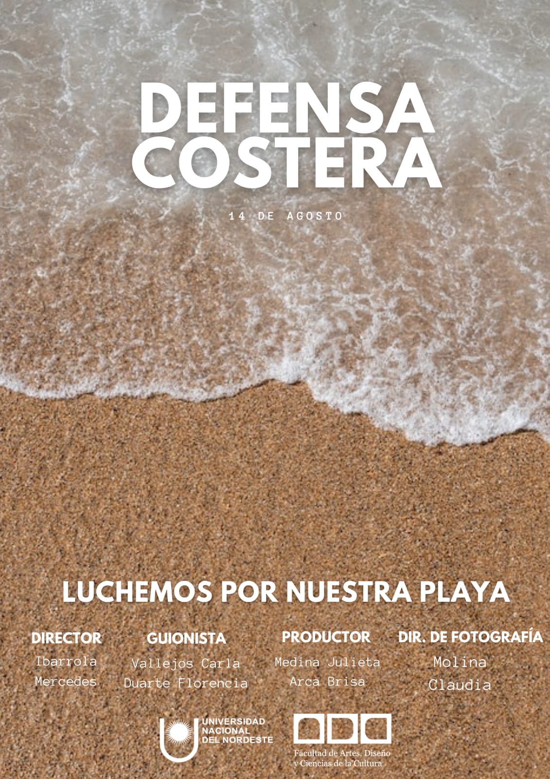 Pieza gráfica oficial 1 — Defensa Costera