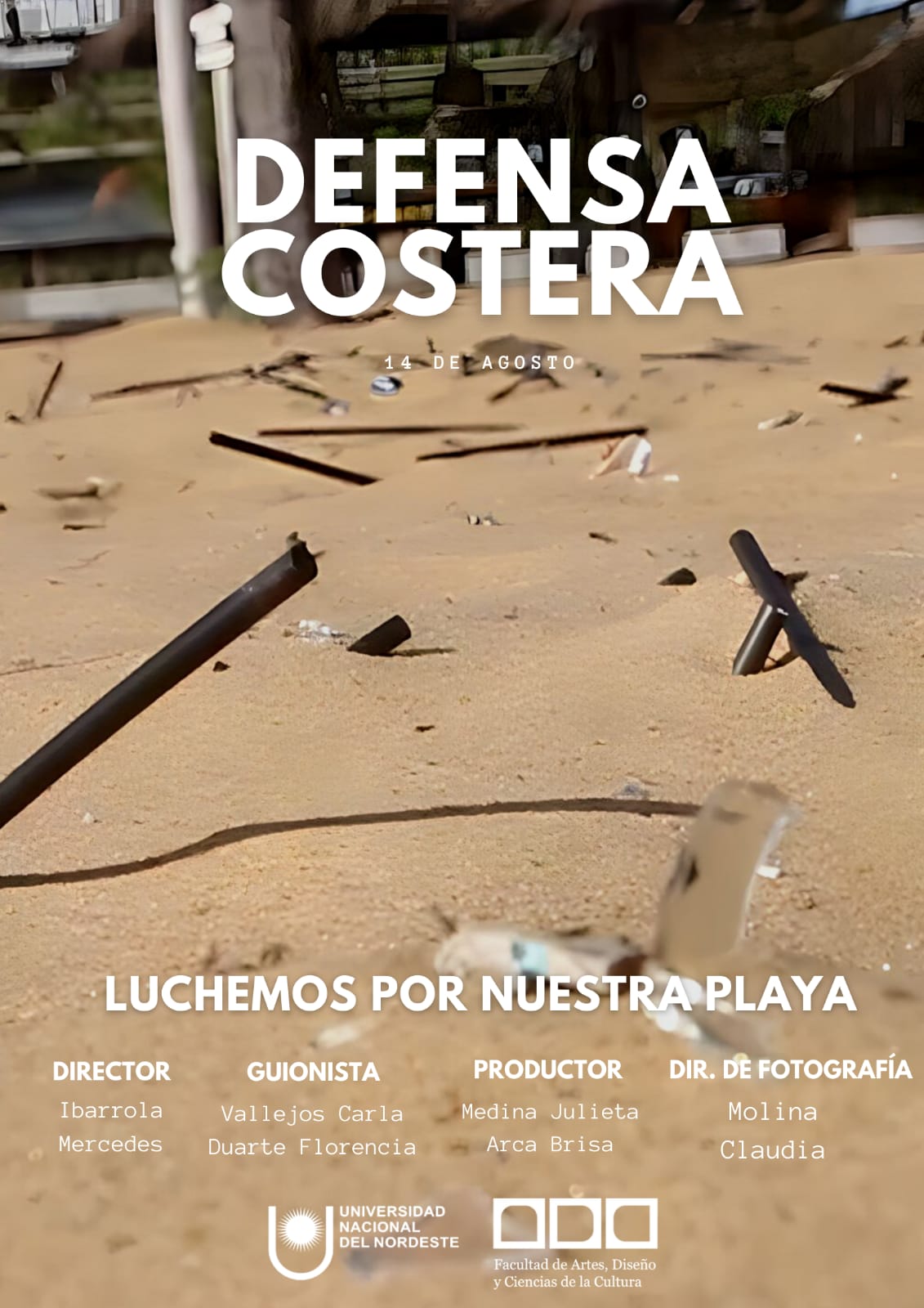 Pieza gráfica oficial 2 — Defensa Costera